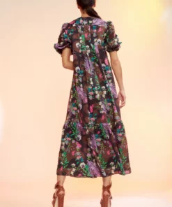 Cynthia Rowley Dresses Coral Print Voile Dress