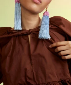 Cynthia Rowley Nomad Polished Cotton Top Tops