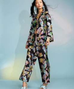 Cynthia Rowley Silk Pajama Pant