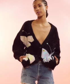 Cynthia Rowley Tops Butterfly Cardigan