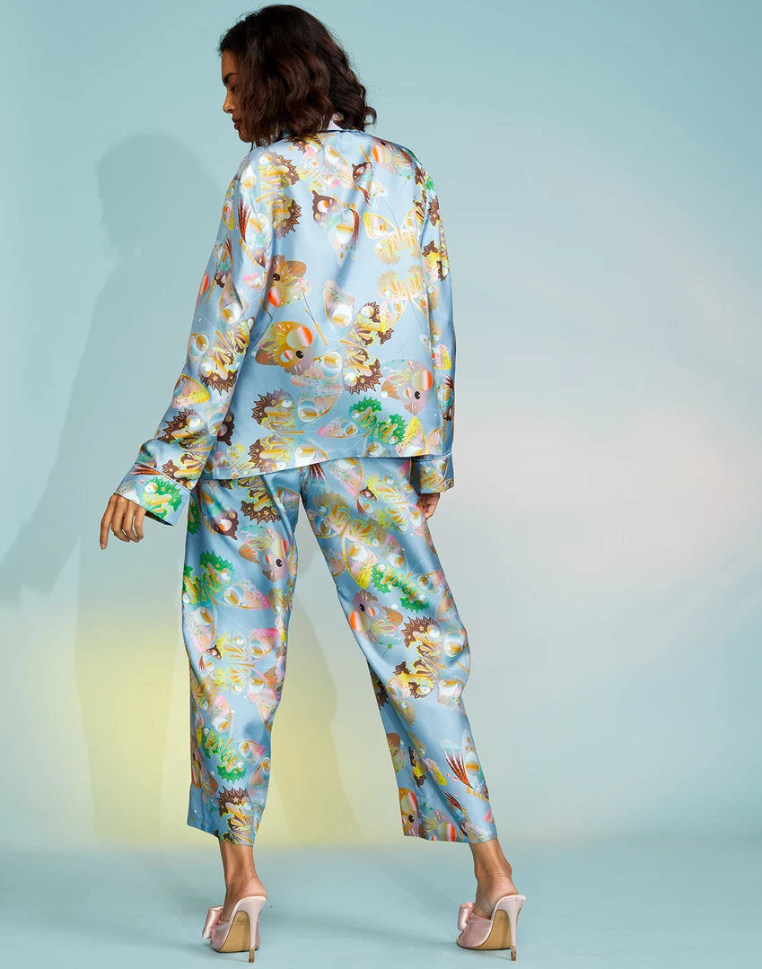 Cynthia Rowley Silk Pajama Pant Bottoms 3 Cynthia Rowley Silk Pajama Pant Bottoms