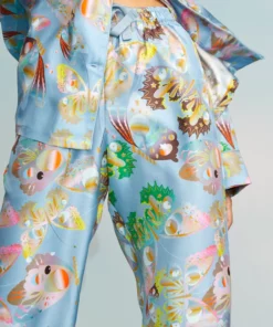 Cynthia Rowley Silk Pajama Pant Bottoms 7 Cynthia Rowley Silk Pajama Pant Bottoms