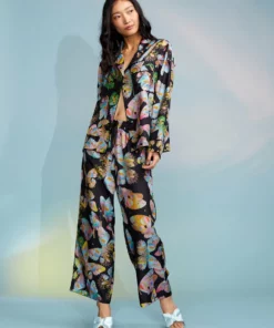 Cynthia Rowley Silk Pajama Pant