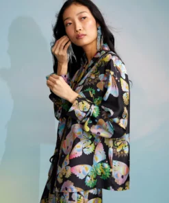 Cynthia Rowley Tops Silk Pajama Shirt