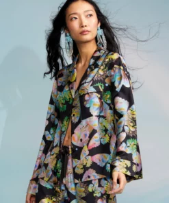 Cynthia Rowley Tops Silk Pajama Shirt