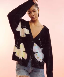 Cynthia Rowley Tops Butterfly Cardigan