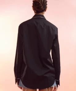 Cynthia Rowley Crystal Button Down Shirt