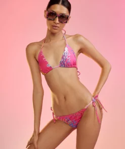 Cynthia Rowley Surf & Swim Coral String Bikini Bottom