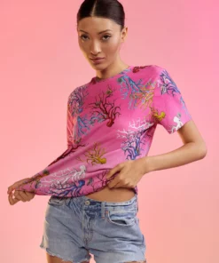 Cynthia Rowley Printed Tee