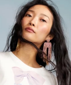 Cynthia Rowley Chandelier Rhinestone Earrings Accessories & Gifts