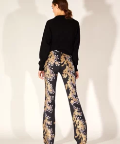 Cynthia Rowley Bonded Fit And Flare Pant Bottoms