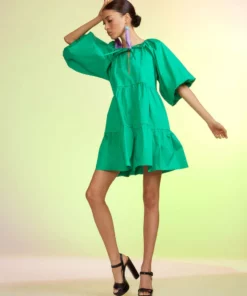 Cynthia Rowley Kasbah Cotton Tiered Dress