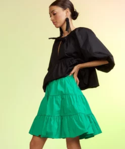 Cynthia Rowley Bottoms Marrakesh Cotton Tiered Skirt