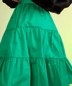 Cynthia Rowley Bottoms Marrakesh Cotton Tiered Skirt