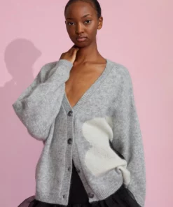 Cynthia Rowley Tops Intarsia Cardigan