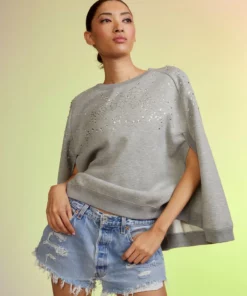 Cynthia Rowley Tops Crystal Capelet