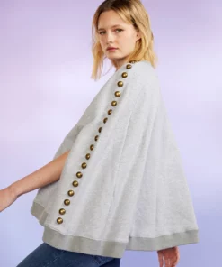 Cynthia Rowley Tops Studded Capelet