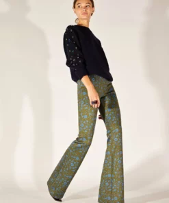 Cynthia Rowley Bottoms Bonded Fit And Flare Pant