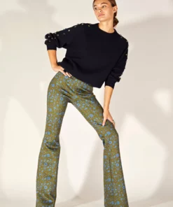 Cynthia Rowley Bottoms Bonded Fit And Flare Pant 9 Cynthia Rowley Bottoms Bonded Fit And Flare Pant
