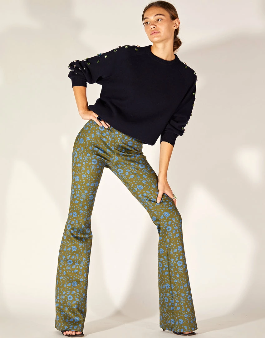 Cynthia Rowley Bottoms Bonded Fit And Flare Pant 4 Cynthia Rowley Bottoms Bonded Fit And Flare Pant