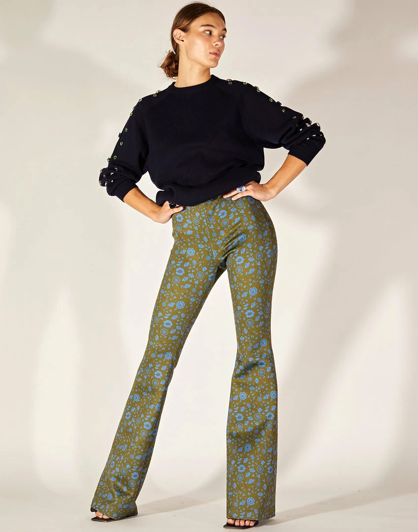 Cynthia Rowley Bottoms Bonded Fit And Flare Pant 5 Cynthia Rowley Bottoms Bonded Fit And Flare Pant
