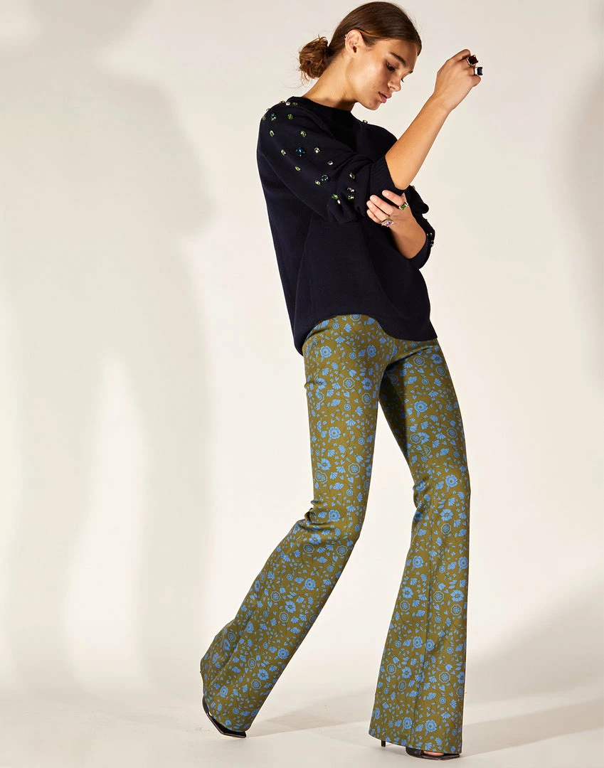 Cynthia Rowley Bottoms Bonded Fit And Flare Pant 1 Cynthia Rowley Bottoms Bonded Fit And Flare Pant