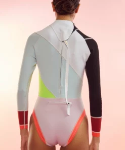 Cynthia Rowley Janet Colorblock High Cut Wetsuit
