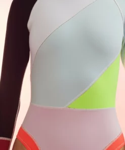 Cynthia Rowley Janet Colorblock High Cut Wetsuit