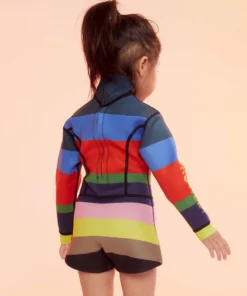 Cynthia Rowley Kids Stripe Wetsuit Surf & Swim