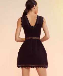 Cynthia Rowley Little Black Knit Dress