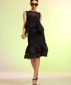 Cynthia Rowley Ines Organza Skirt Bottoms