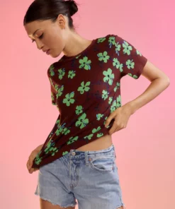 Cynthia Rowley Printed Tee Tops