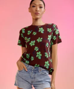 Cynthia Rowley Printed Tee Tops