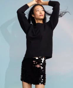 Cynthia Rowley Sequin Mini Skirt