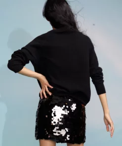 Cynthia Rowley Sequin Mini Skirt