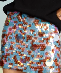 Cynthia Rowley Sequin Mini Skirt Bottoms