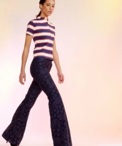 Cynthia Rowley Lace Fit And Flare Pants Bottoms