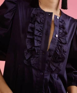 Cynthia Rowley Cyrus Cotton Pintuck Dress