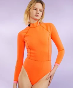 Cynthia Rowley Orange Crush Wetsuit Surf & Swim