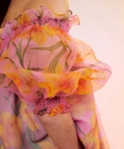 Cynthia Rowley Daffodil Off The Shoulder Top Tops