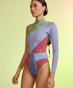 Cynthia Rowley Patchwork Wetsuit