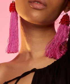Cynthia Rowley Accessories & Gifts Beaded Tassel Earring