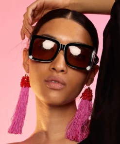 Cynthia Rowley Accessories & Gifts Beaded Tassel Earring