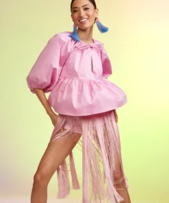 Cynthia Rowley Rita Fringe Short Bottoms