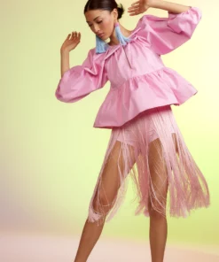 Cynthia Rowley Rita Fringe Short Bottoms