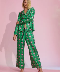 Cynthia Rowley Silk Pajama Shirt