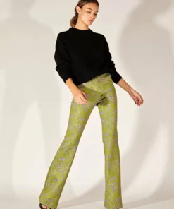 Cynthia Rowley Bottoms Bonded Fit And Flare Pant
