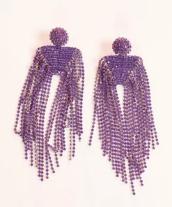 Cynthia Rowley Chandelier Rhinestone Earrings Accessories & Gifts