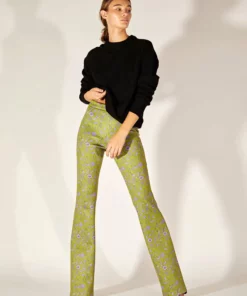 Cynthia Rowley Bottoms Bonded Fit And Flare Pant