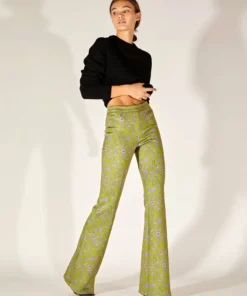 Cynthia Rowley Bottoms Bonded Fit And Flare Pant